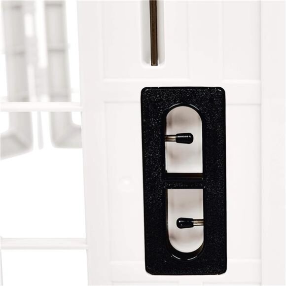 8-Panel Octagonal Plastic Pet Pen Fence Enclosure With Gate, 59 x 58 x 28 Inches - Picture 4 of 8